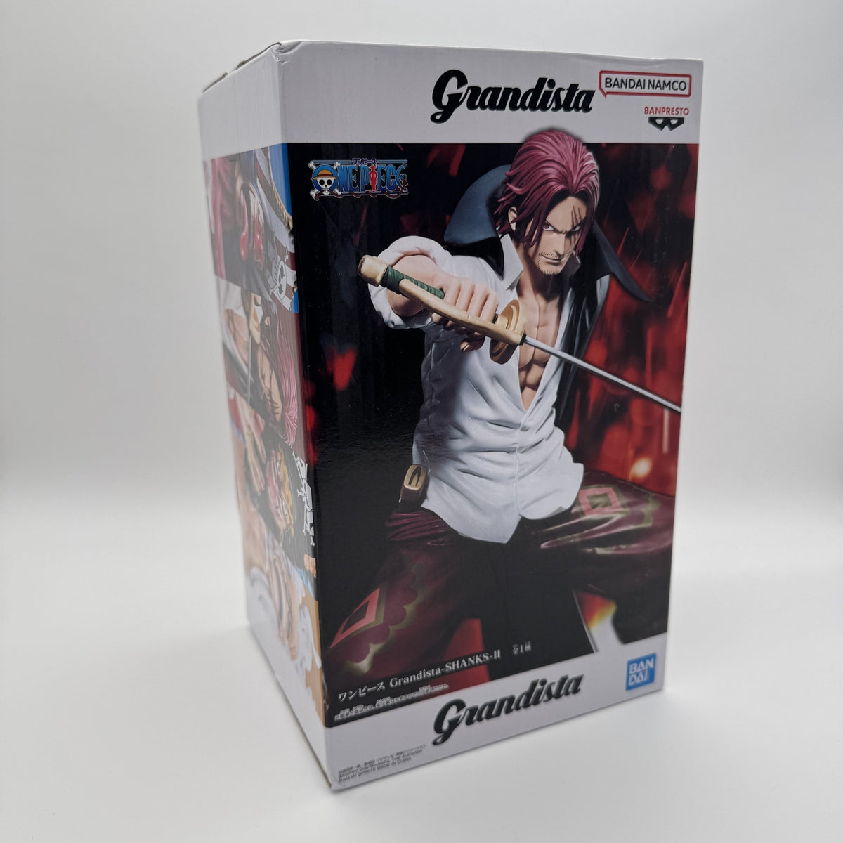 One Piece Shanks - Statue - Banpresto - 28 cm - Sockel - Neuwertig