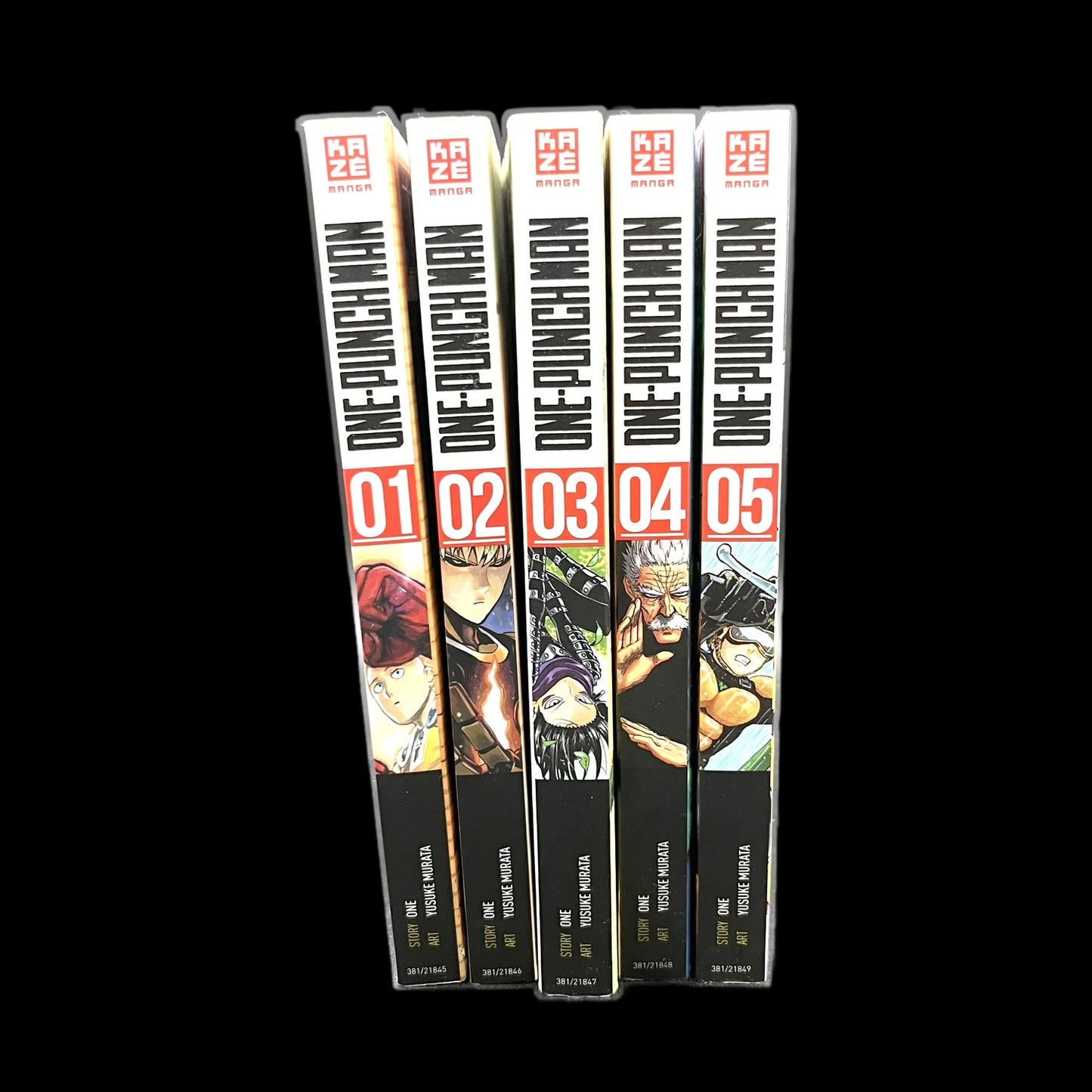 One-Punch Man - Band 1-5 - KAZE Manga - Deutsch - ONE, Yusuke Murata - Gebraucht
