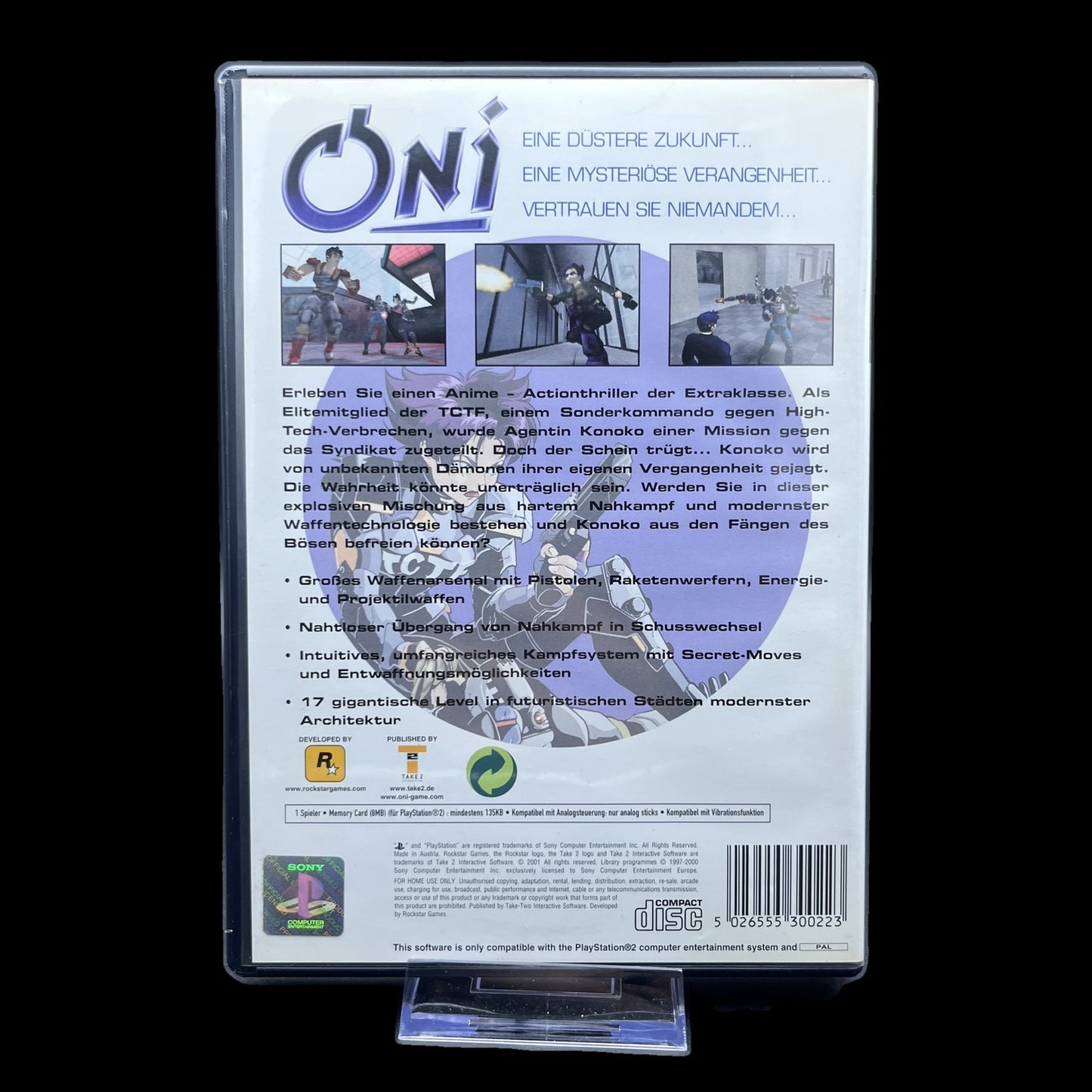 Oni - Playstation 2 - Action - Complete in Box - PAL - deutsch - Gebraucht