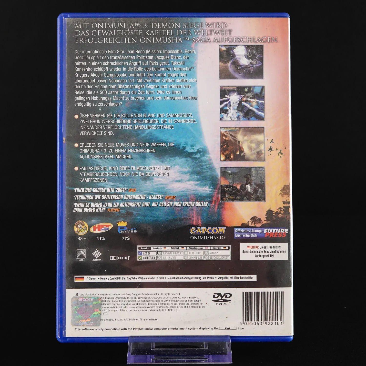 onimusha-3-capcom-hack-slash-playstation-2-ps2-pal-cib-mit-anleitung-3 - Utopia Collectibles