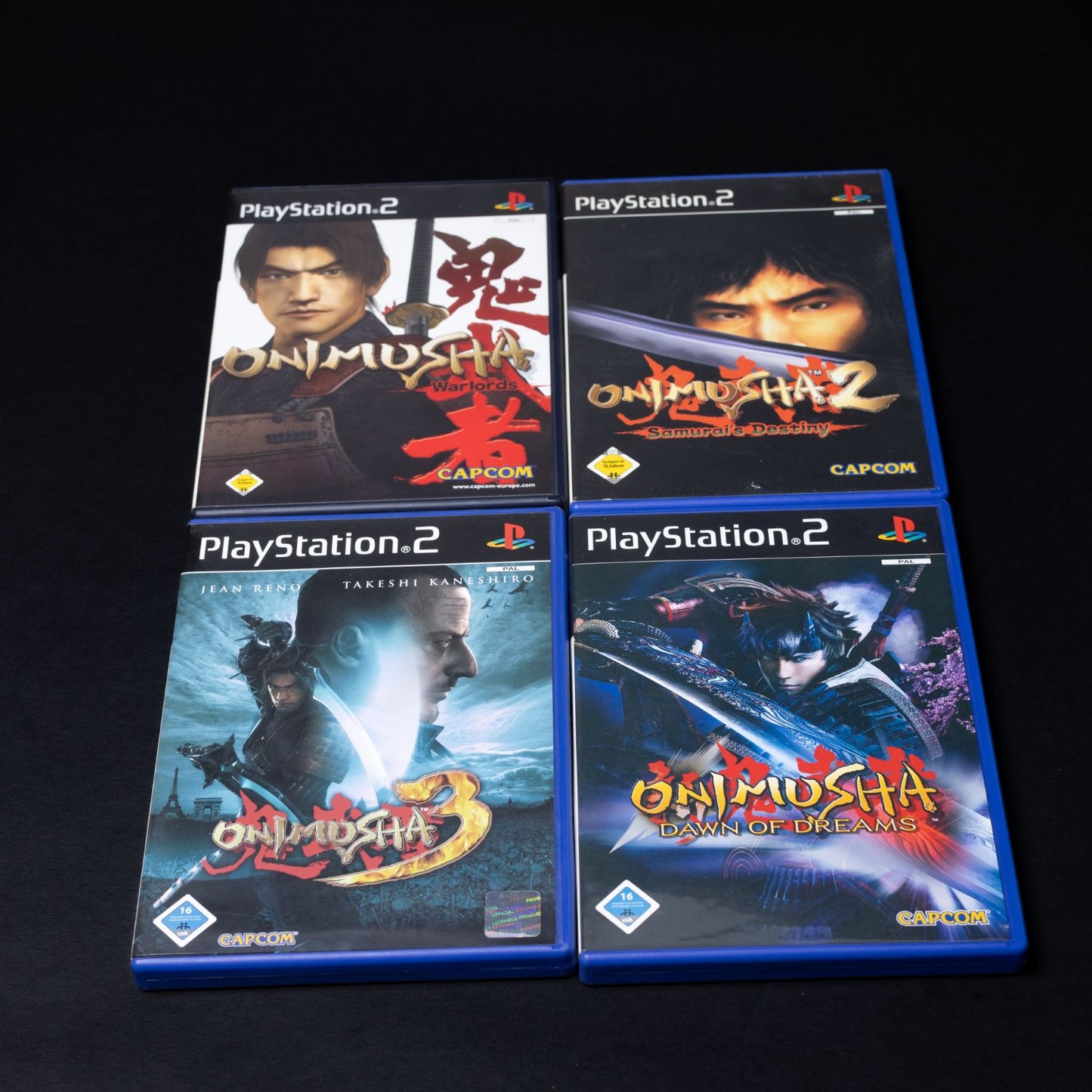 Onimusha Complete Collection (1-4) – PS2 – inkl. Dawn of Dreams – Top Zustand