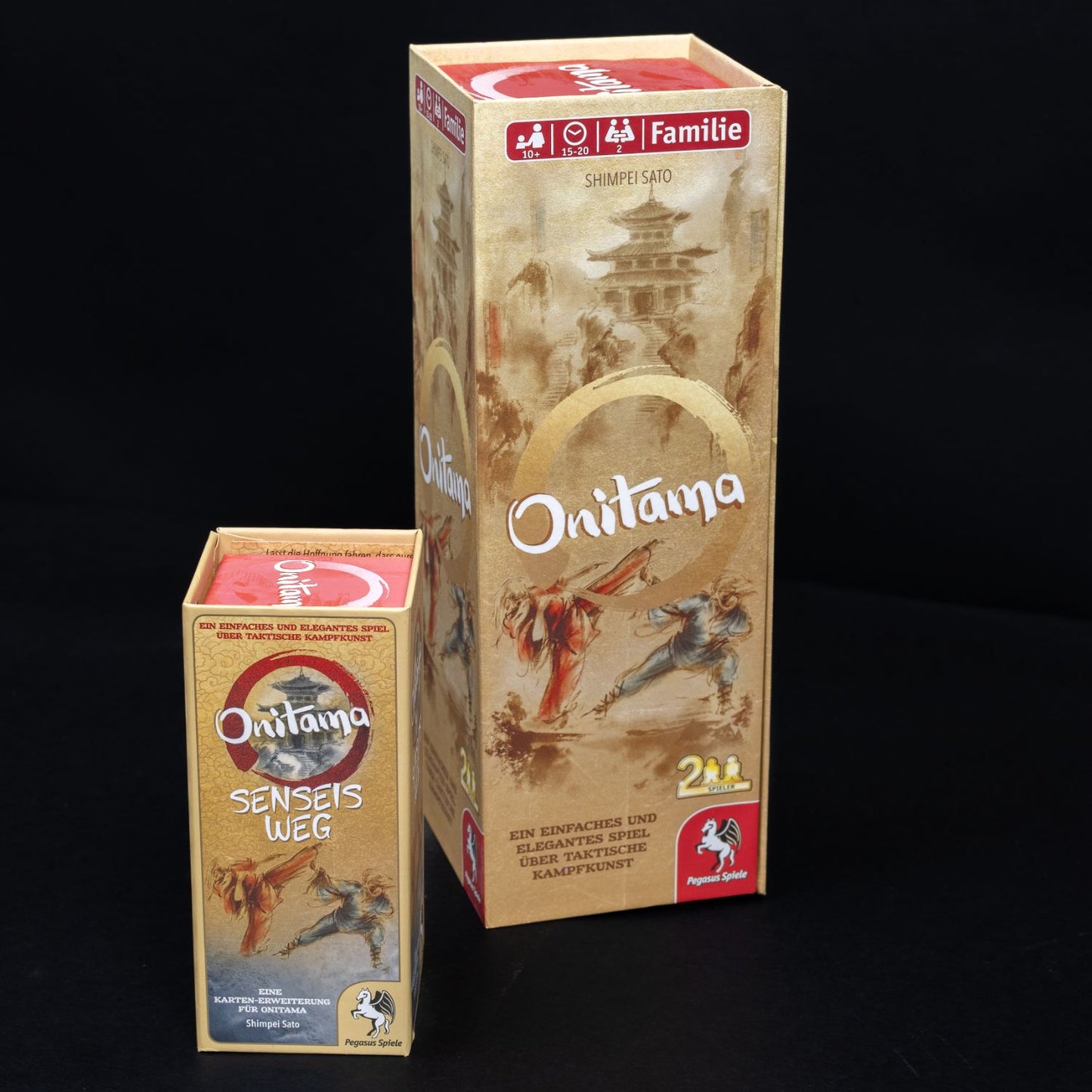 Onitama - Brettspiel Kartenspiel - Mit Erweiterung - Vollständig - Neuwertig