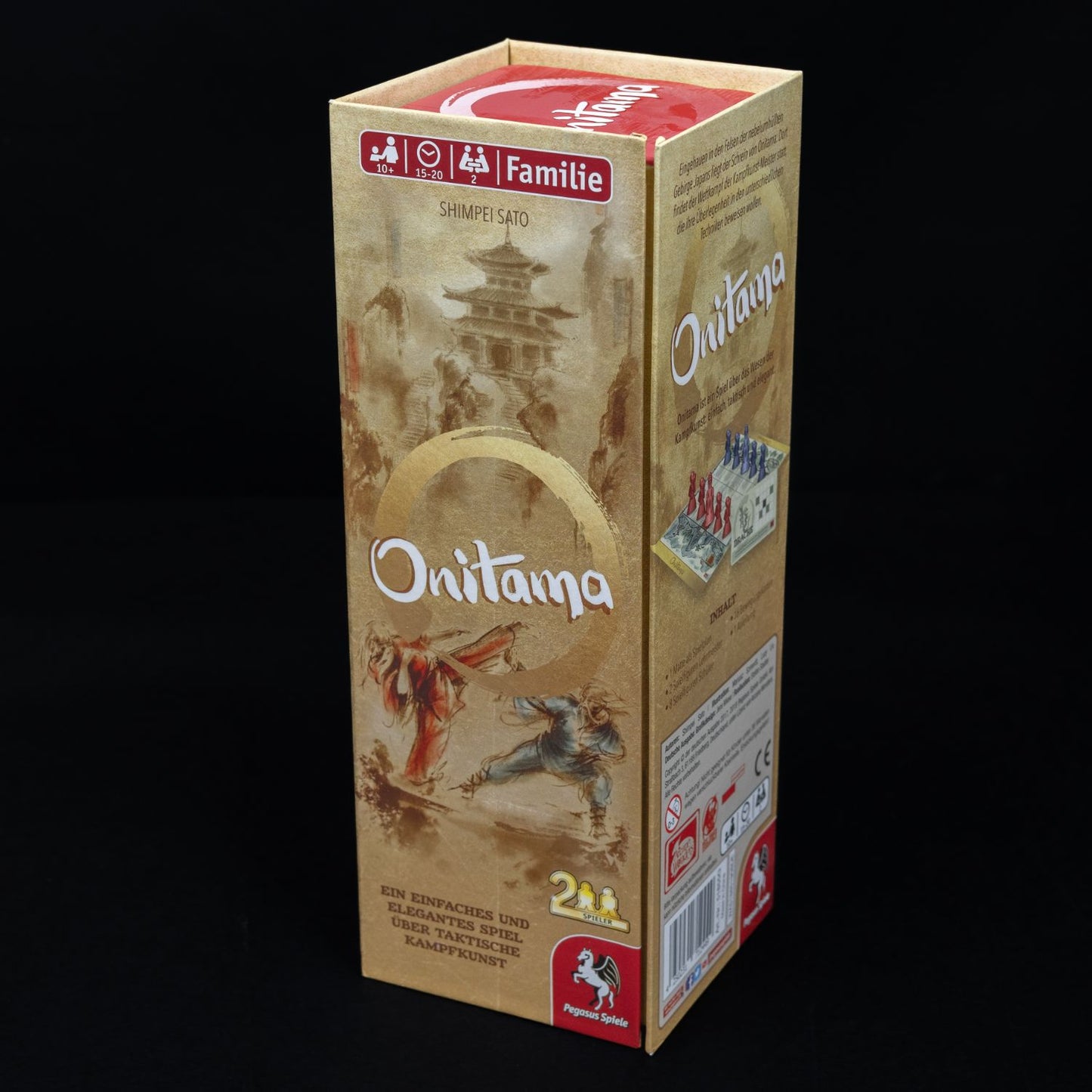 Onitama - Brettspiel Kartenspiel - Mit Erweiterung - Vollständig - Neuwertig