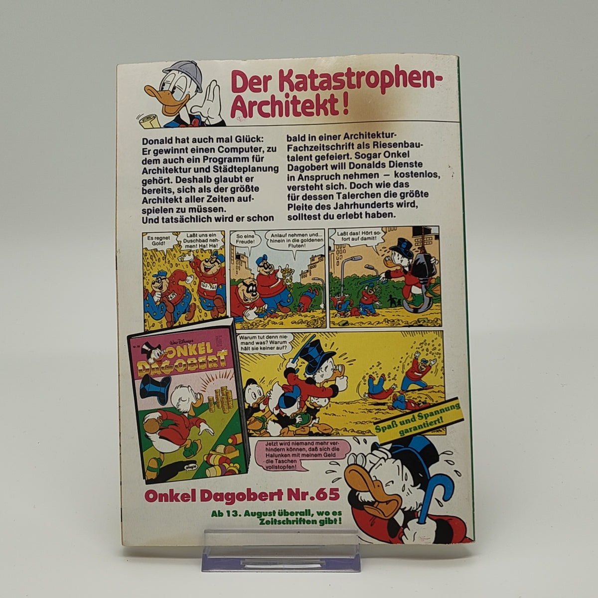 Walt Disneys Onkel Dagobert - Band 64 - Ehapa Comic - Deutsch - Farbig - Z 2