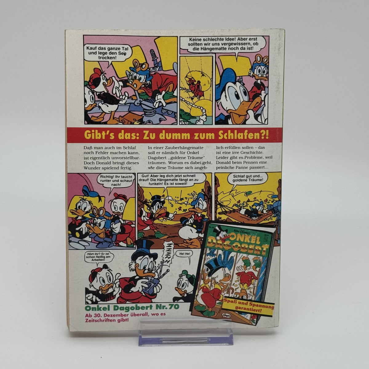 Onkel Dagobert - Band 69 - 12/1992 - Disney - Deutsch - Farbig - Z 2