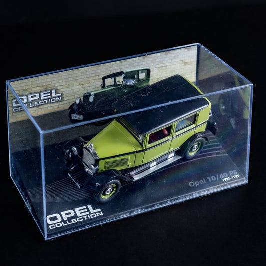 Opel Collection - 10/40 PS (1925-1929) - 1:43 Stand-Modell - Mini-Vitrine