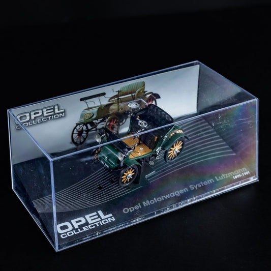 Opel Collection - Motorwagen Lutzmann - 1:43 Standmodell - Mini-Vitrine