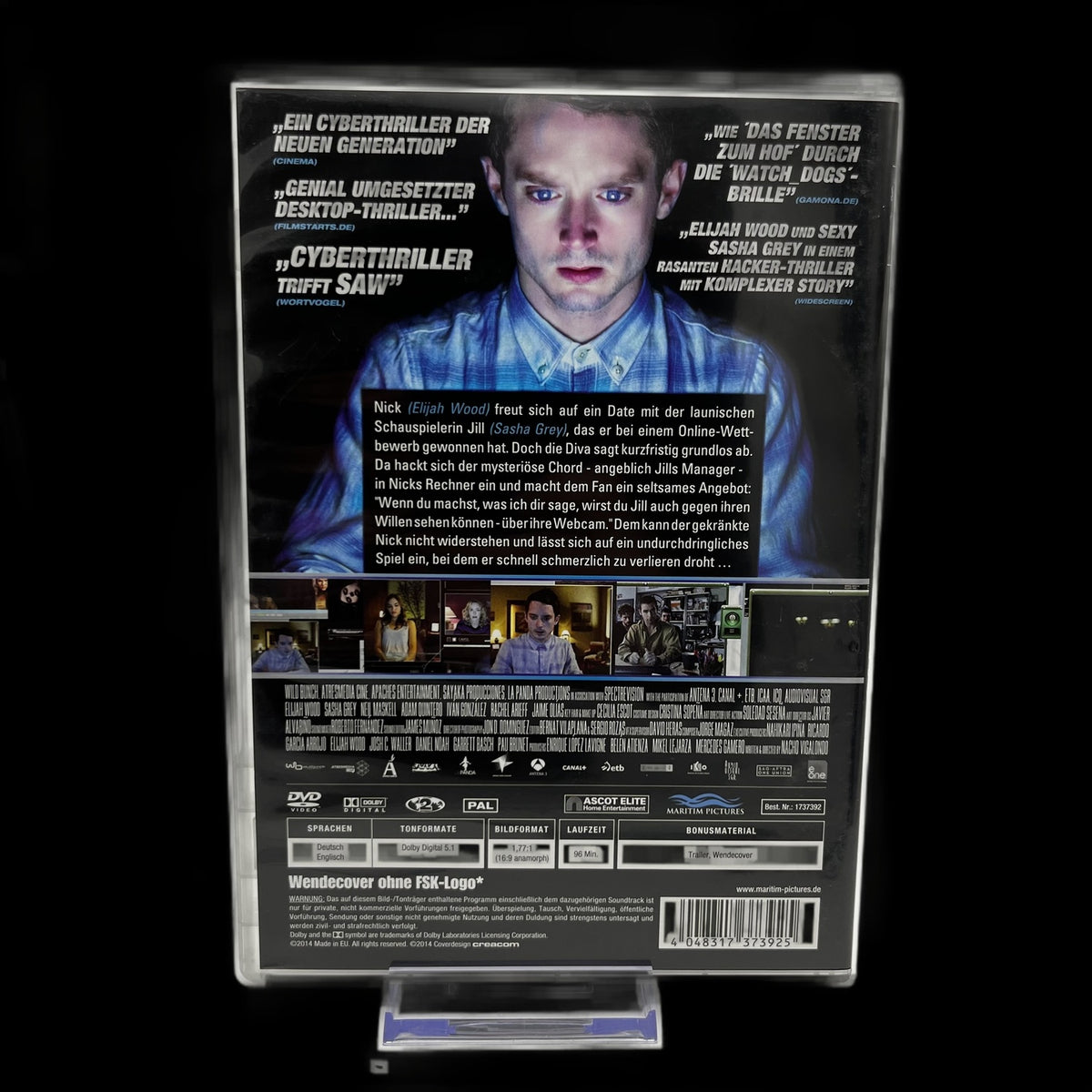 Open Windows - Elijah Wood Sasha Grey Thriller - DVD - Gebraucht