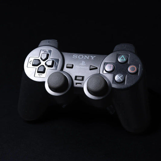 original-playstation-2-dual-shock-controller-fuer-ps2-schwarz-zustand-gut-2 - Utopia Collectibles