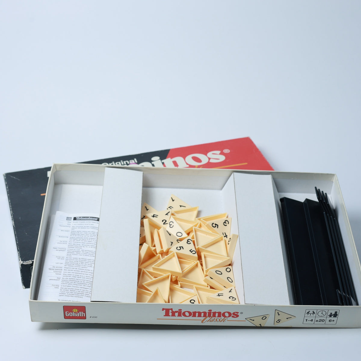 Original Triominos Classic - Legespiel 1-4 Spieler - Vollständig - Zustand Gut