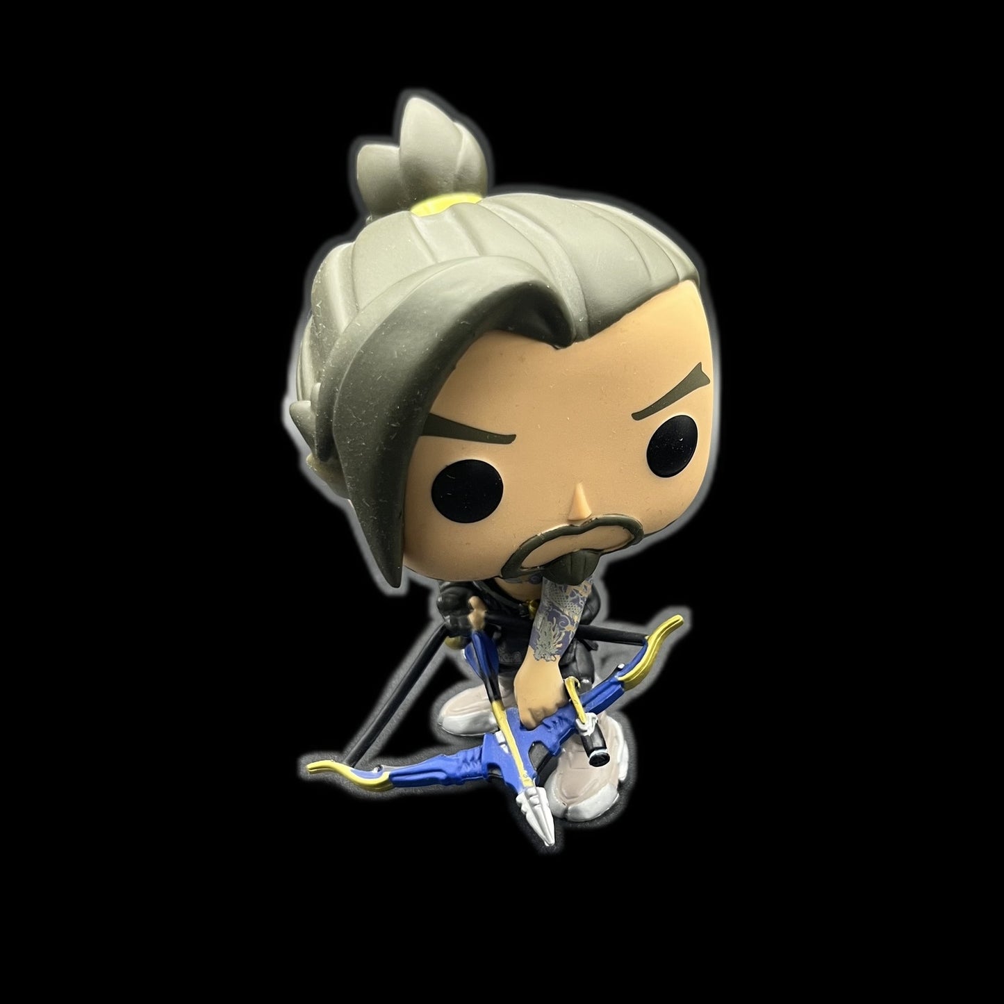 Overwatch Hanzo - Vinylfigur - Funko - 10 cm - mit Bogen - Gebraucht
