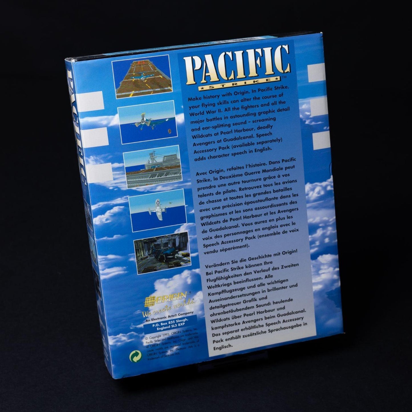 Pacific Strike - PC IBM / MS-DOS Spiel - Big Box Unbespielt - Sammlerzustand