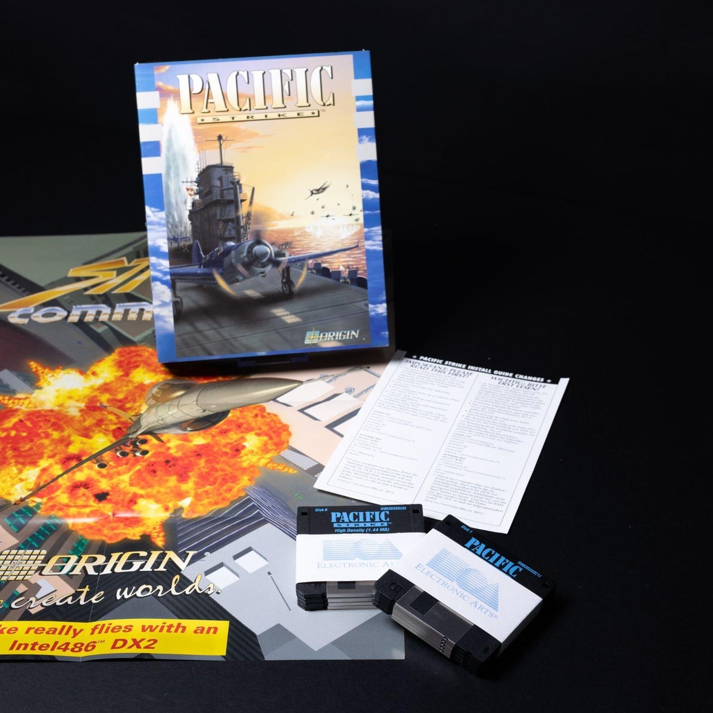Pacific Strike - PC IBM / MS-DOS Spiel - Big Box Unbespielt - Sammlerzustand