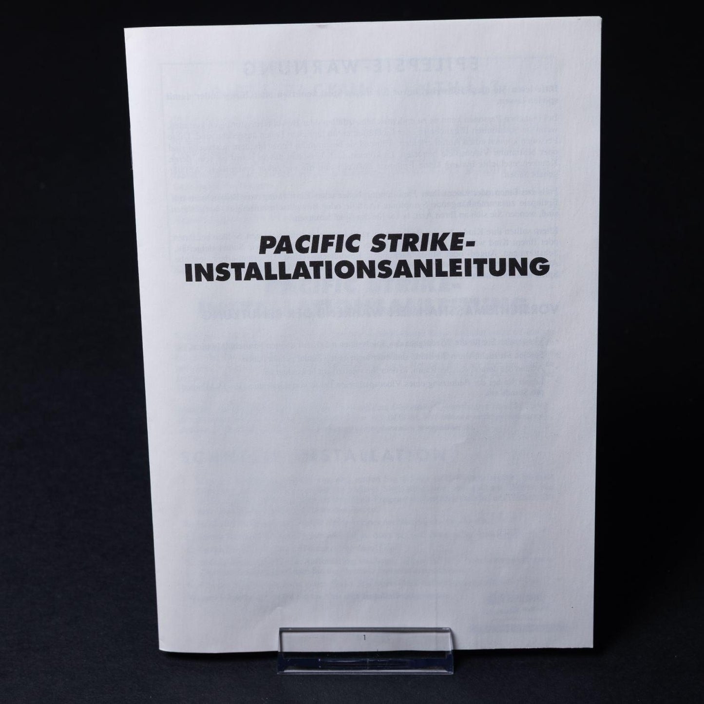 Pacific Strike: Speech Pack - PC IBM / MS-DOS Spiel - Big Box CiB - Top Zustand