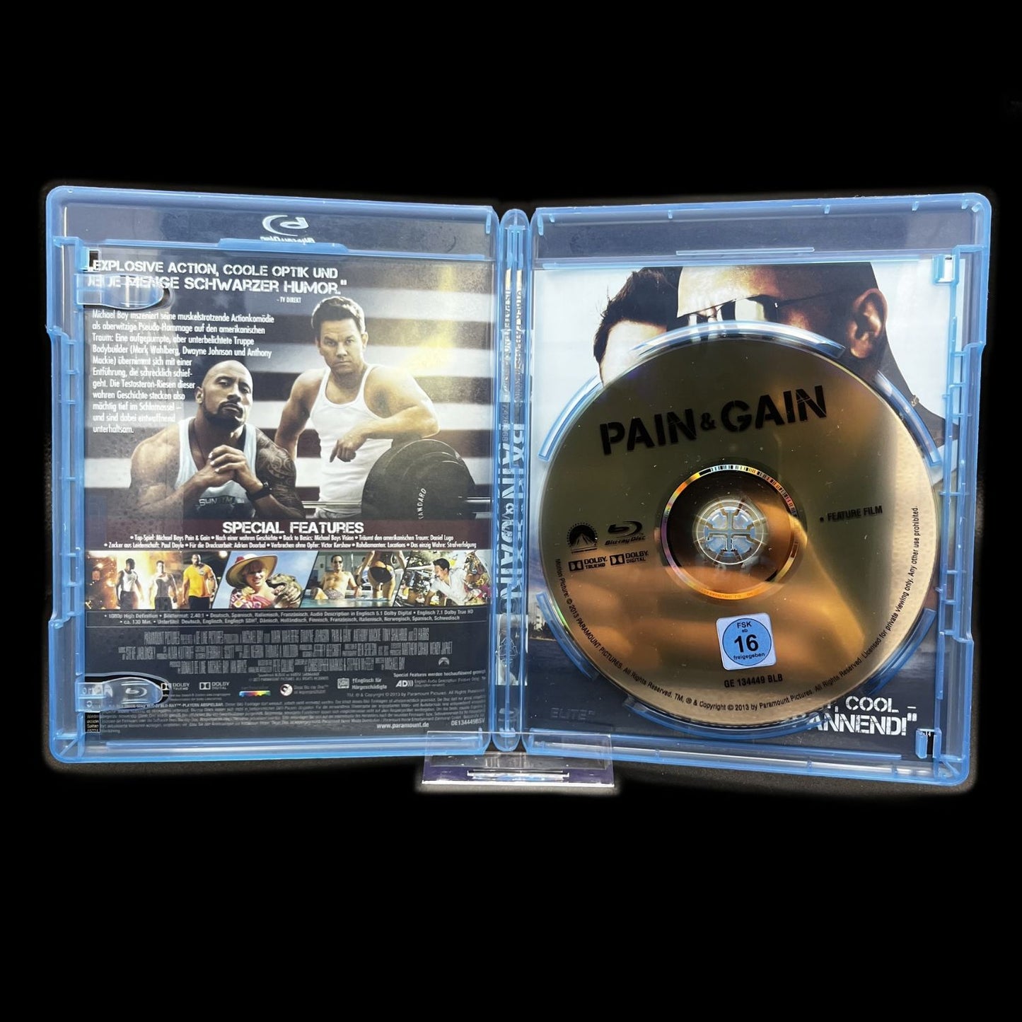 Pain & Gain - The Rock - Mark Wahlberg - Comedy - Blu-Ray - Top Zustand