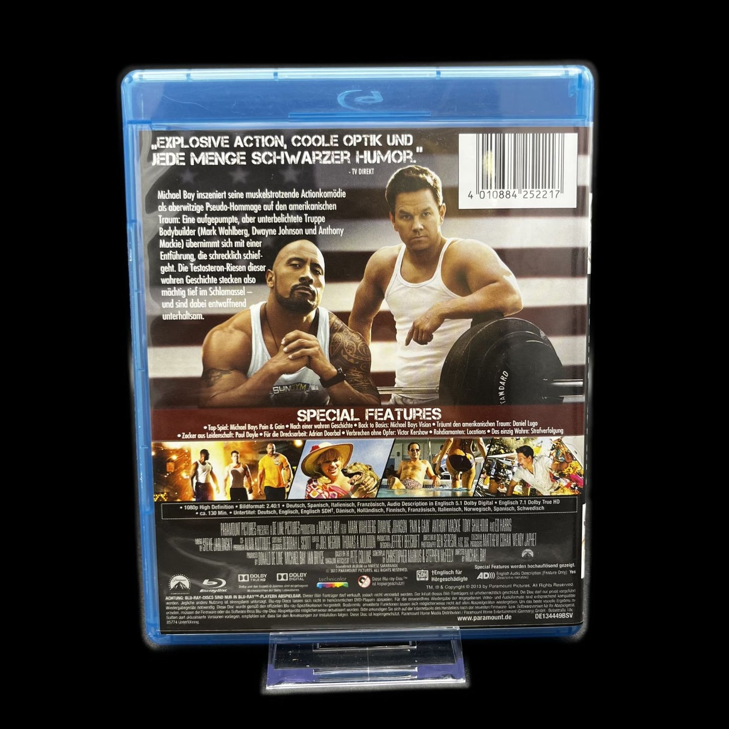 Pain & Gain - The Rock - Mark Wahlberg - Comedy - Blu-Ray - Top Zustand