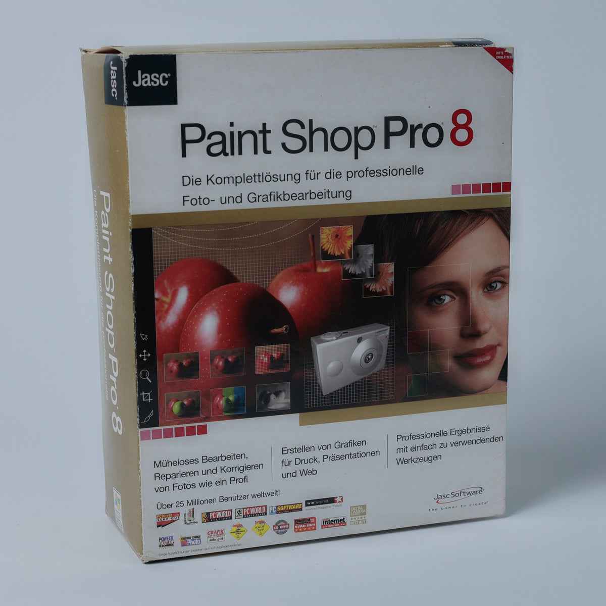 Paint Shop Pro 8 - Bildbearbeitungssoftware - Foto - Bild - Zustand Gut