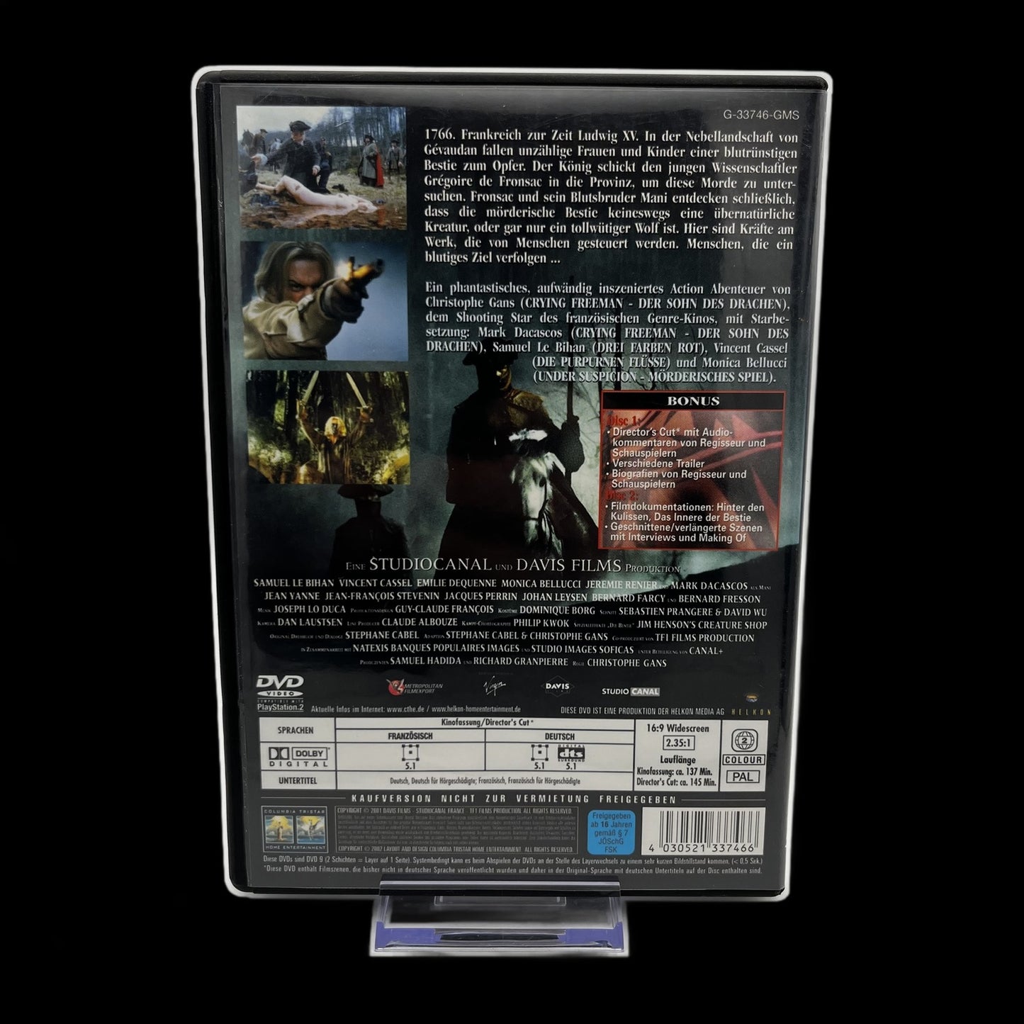 Pakt der Wölfe - 2 DVDs - Director - s Cut - Bonusmaterial - DVD - Gebraucht