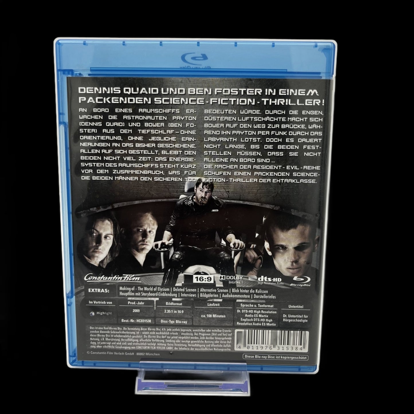 Pandorum - Mit Dennis Quaid & Ben Foster - Blu-Ray - Top Zustand