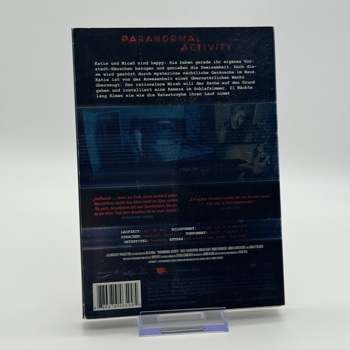 Paranormal Activity - DVD - Film - Regie: Oren Peli - 2009 - Zustand Sehr Gut