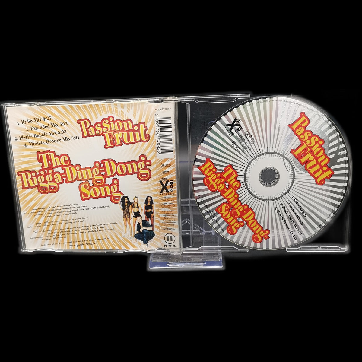 Passion Fruit - The Rigga-Ding-Dong-Song - CD - Pop - Maxi-Single - Gebraucht