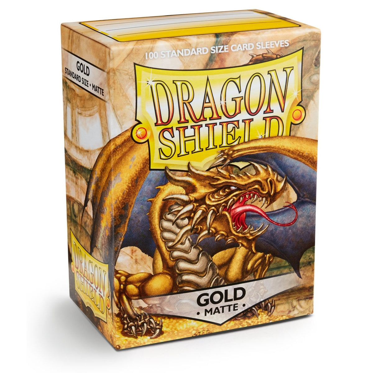 Dragon Shield: Matte – Gold (100) - Kartenhüllen - Neu & OVP