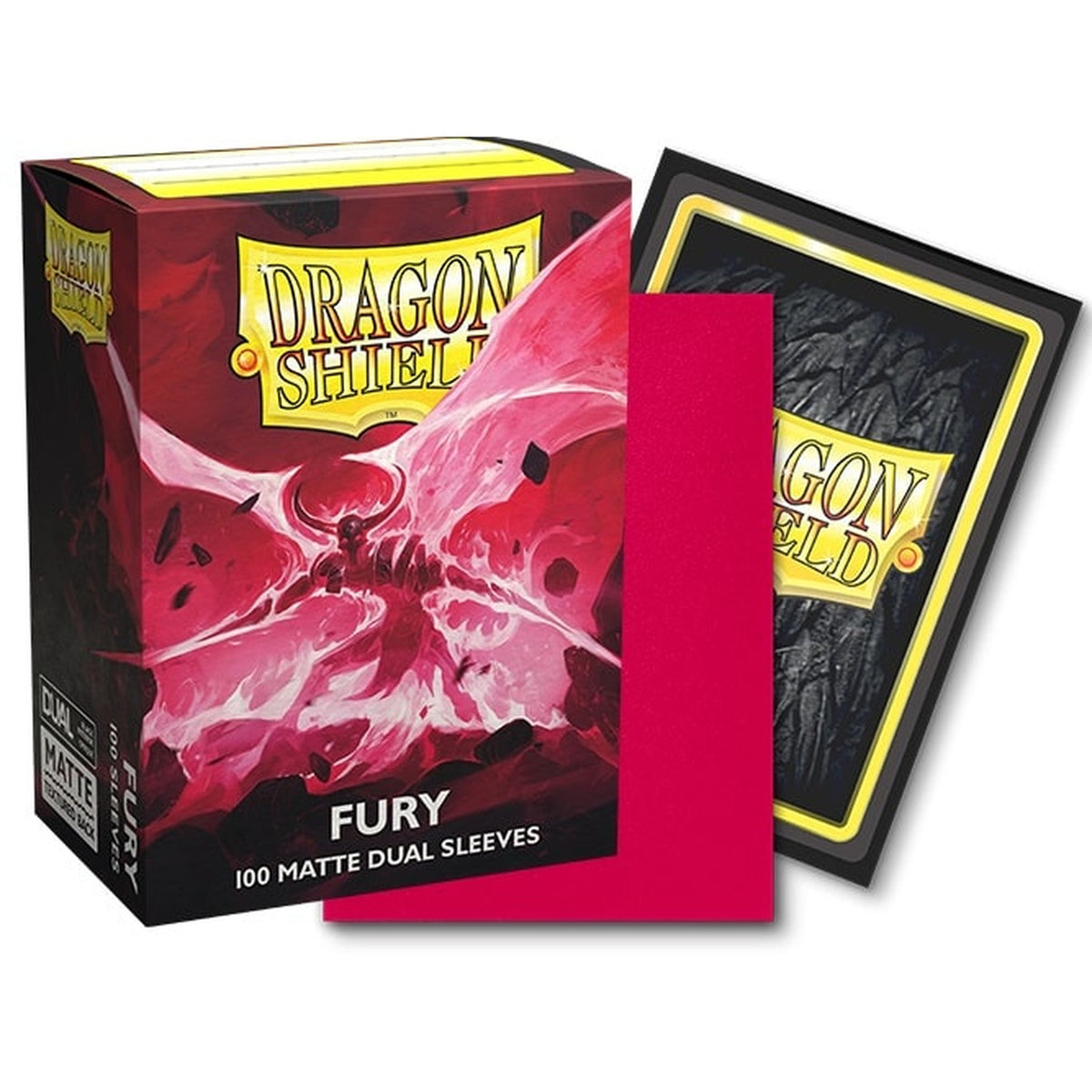 Dragon Shield: Matte – Dual Fury (100) - Kartenhüllen - Neu & OVP