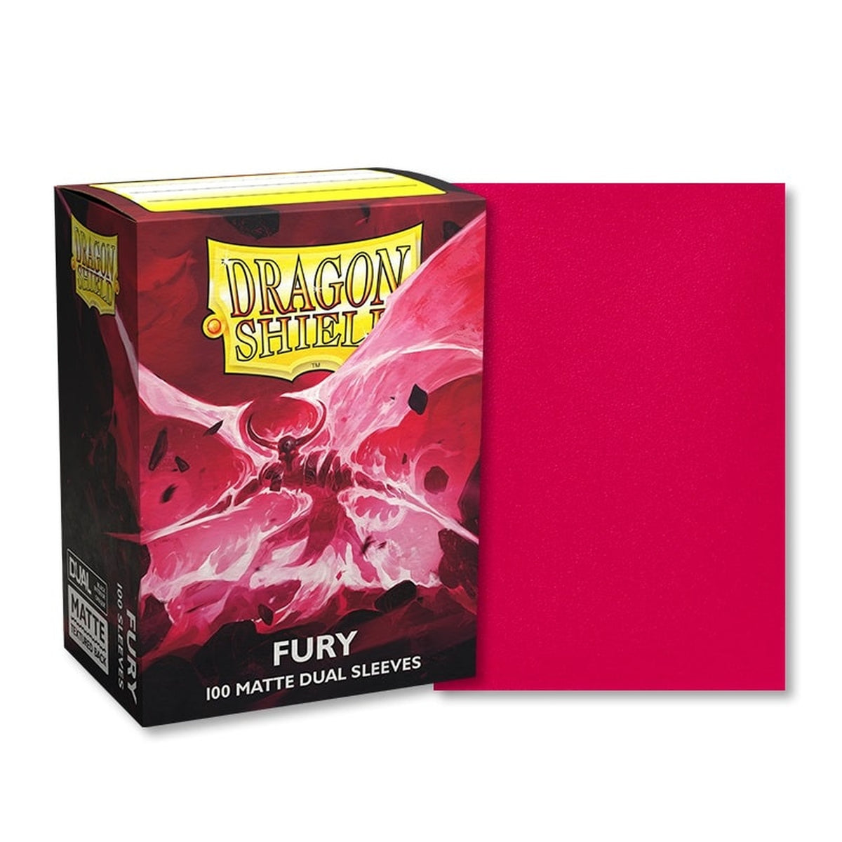 Dragon Shield: Matte – Dual Fury (100) - Kartenhüllen - Neu & OVP