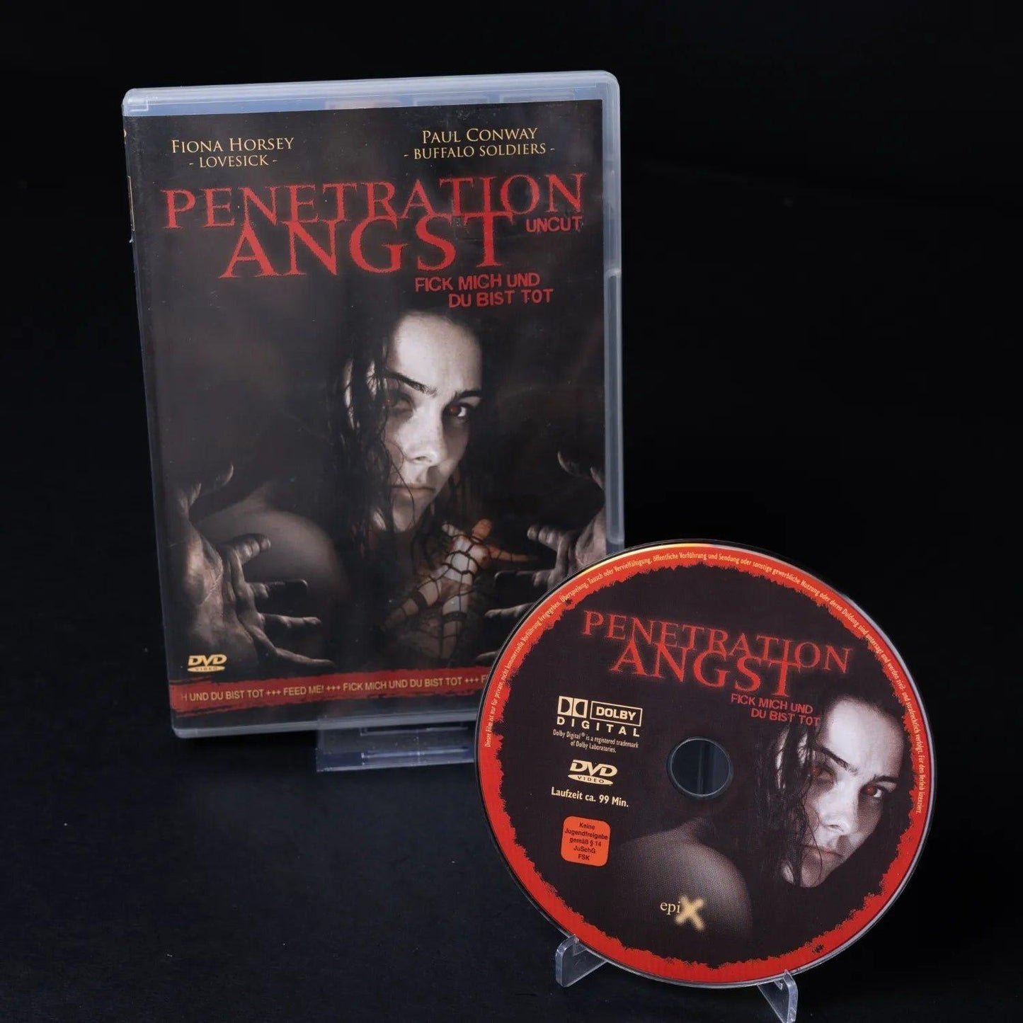 Penetration Angst - Uncut - FSK 18 Horror DVD - PAL - Zustand Sehr Gut
