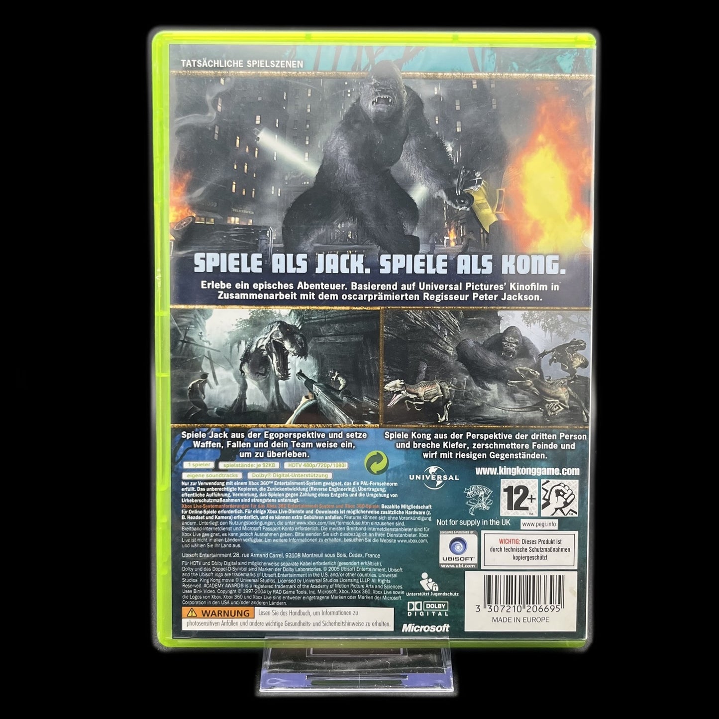 Peter Jackson's King Kong: The Official Game of the Movie - deutsch - Gebraucht