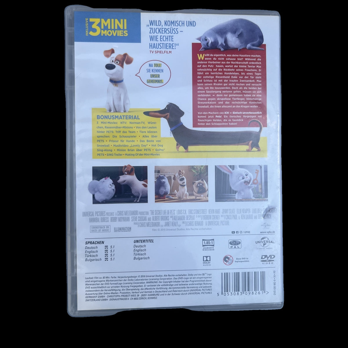 Pets - Special Edition mit Kalender 2017 - Animation - DVD - Modern - Gebraucht