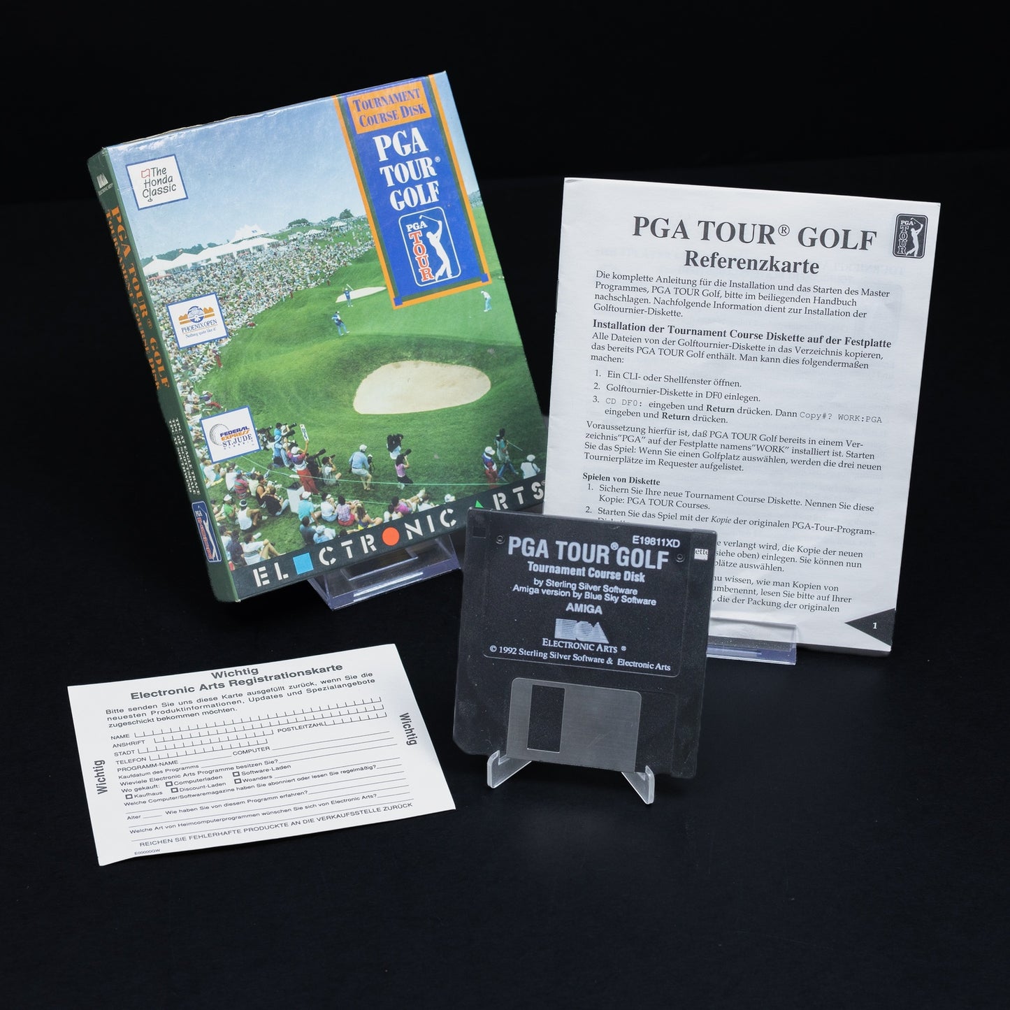 PGA Tour Golf - Amiga Spiel - Big Box CiB - Zustand Sehr Gut