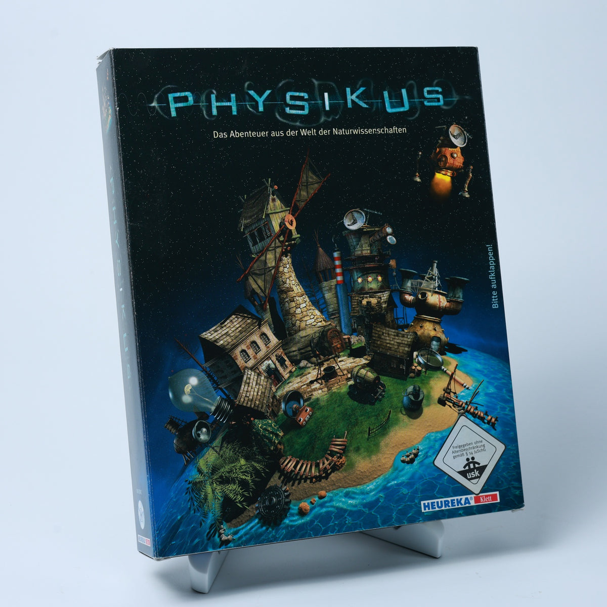 Physikus - PC CD-ROM Wissens- und Lernspiel - Big Box CiB - Zustand Sehr Gut
