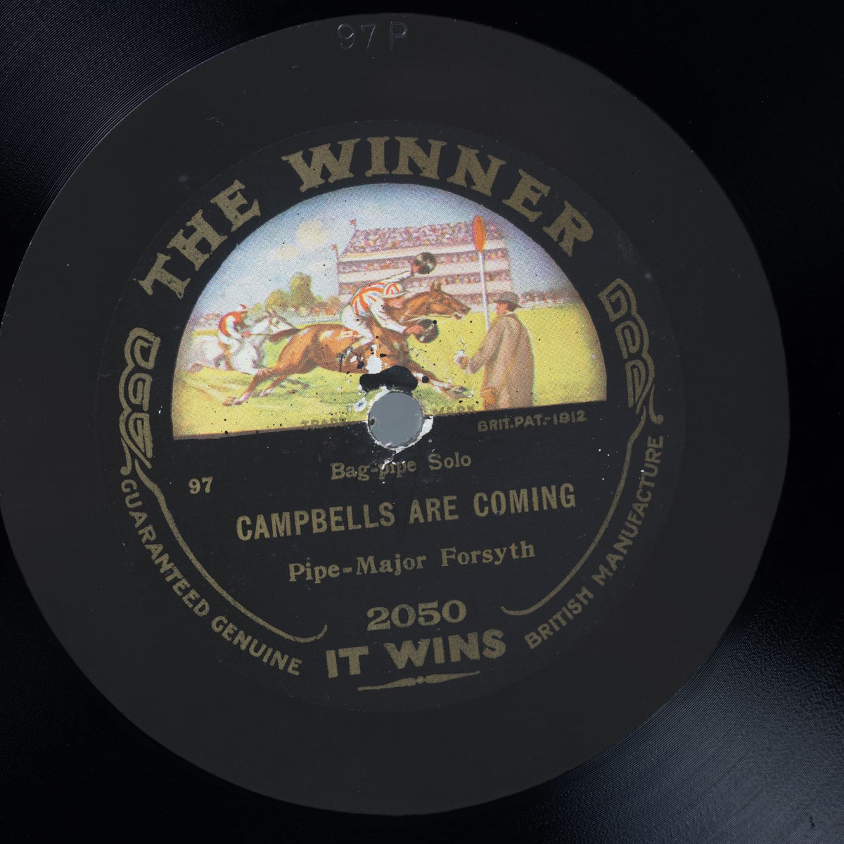 Pipe-Major Forsyth - Cock O' The North / Campbells Are Coming - Shellack - VG/VG