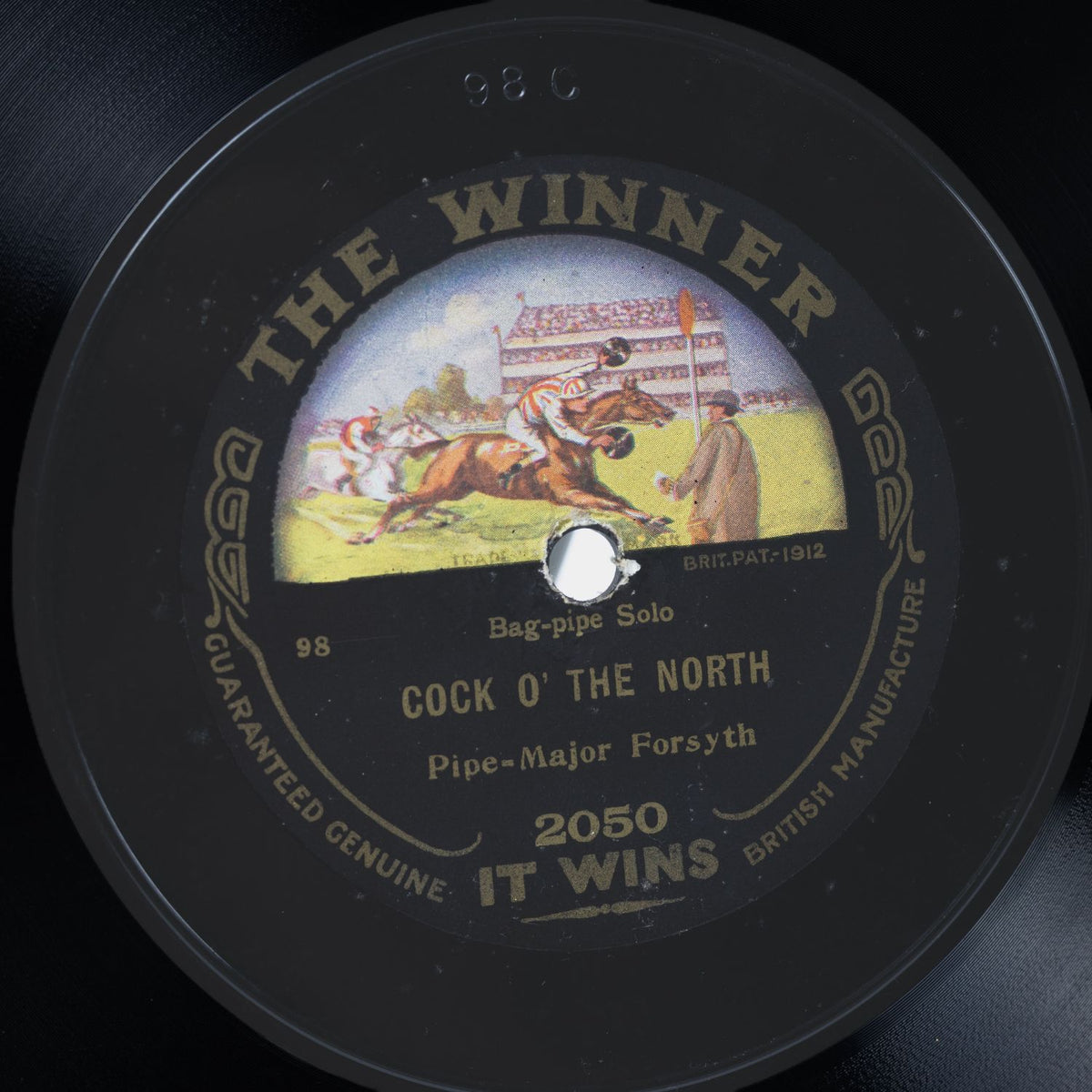 Pipe-Major Forsyth - Cock O' The North / Campbells Are Coming - Shellack - VG/VG