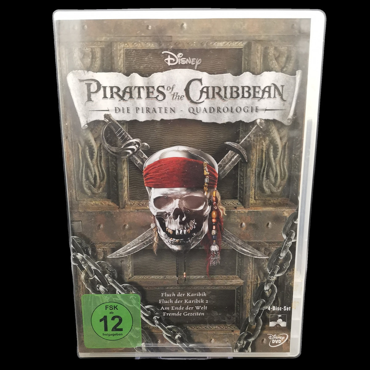 Pirates of the Caribbean - 4-Disc-Set - Fantasie - DVD - Film - Gebraucht