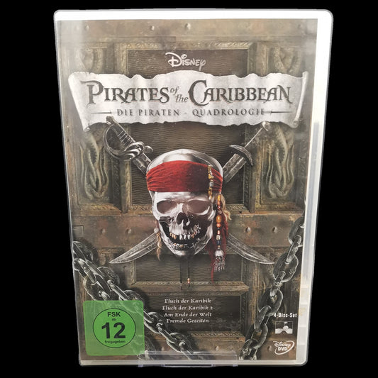Pirates of the Caribbean - 4-Disc-Set - Fantasie - DVD - Film - Gebraucht