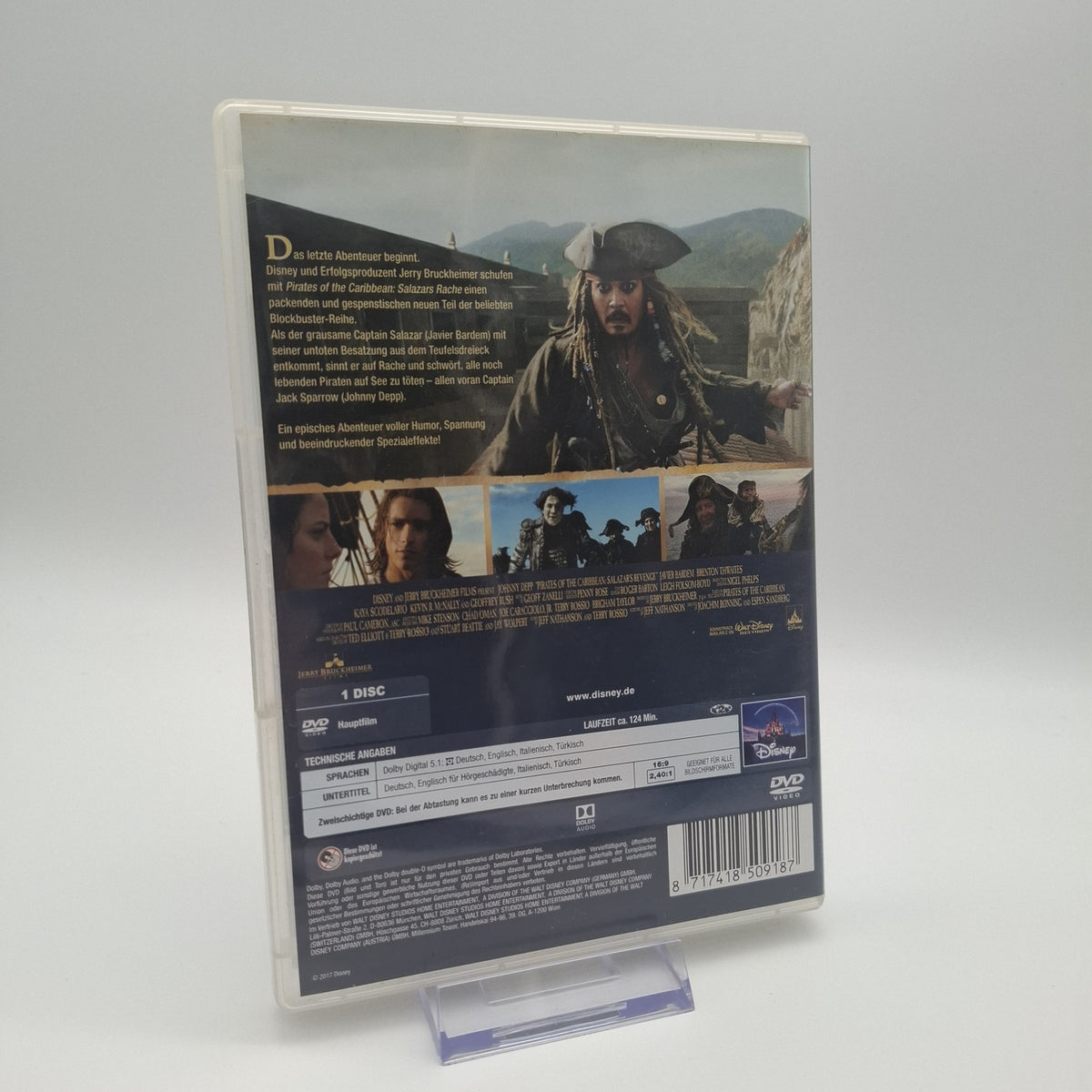 Pirates of the Caribbean: Salazars Rache - DVD - Film - Zustand Sehr Gut