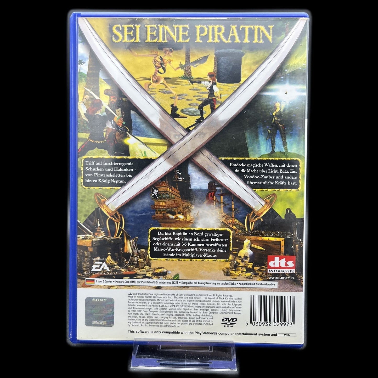 Pirates: The Legend of Black Kat - Playstation 2 - deutsch - Gebraucht