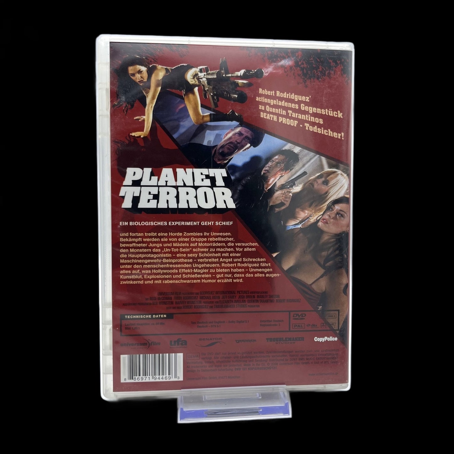 Planet Terror - Gekürzte Fassung - PAL - Robert Rodriguez Film - DVD - Gebraucht