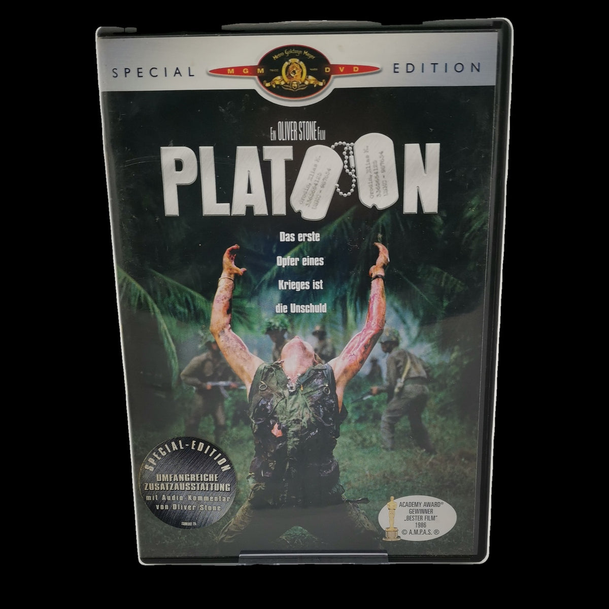 Platoon - Special Edition - Oliver Stone - 1986 - Kriegsfilm - DVD - Sehr gut