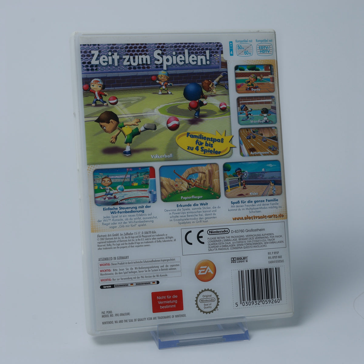 Playground - Nintendo Wii Spiel - CiB - PAL - Deutsch - Zustand Sehr Gut
