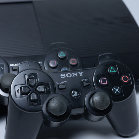 Playstation 3 (PS3) Ultra Slim Konsole - PAL - mit 2 Controller (1x Dualshock 3)