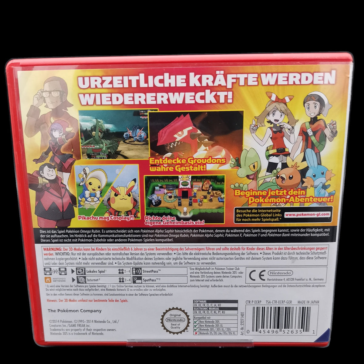 Pokémon Omega Rubin - Nintendo 3DS Spiel - PAL - deutsch - Zustand Sehr gut