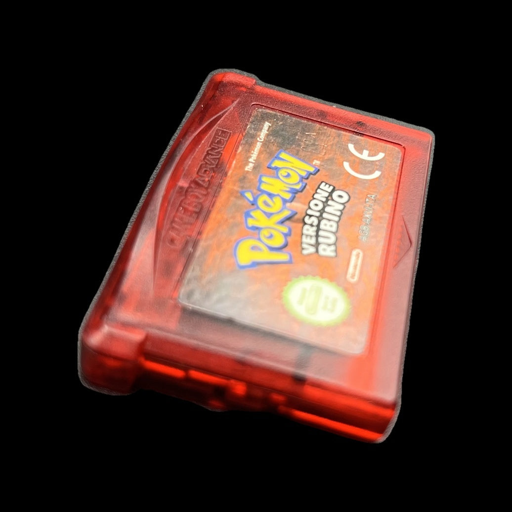 Pokémon Rubin-Edition - Nintendo Game Boy Advance GBA italienisch Neue Batterie