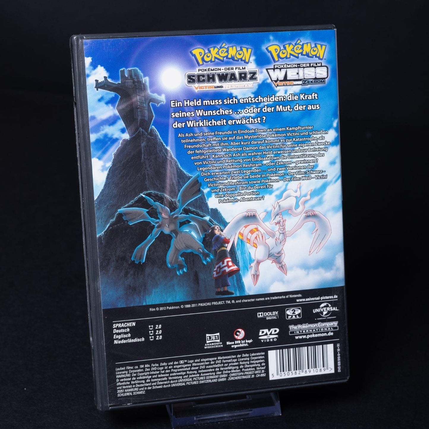 pokmon-2-filme-schwarz-reshiram-weiss-zekrom-pal-deutsch-gebraucht-3 - Utopia Collectibles
