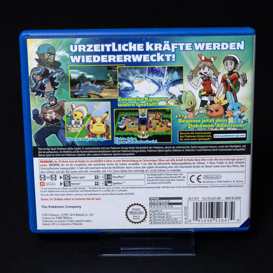 Pokémon Alpha Saphir - Nintendo 3DS Spiel - Zustand Sehr Gut