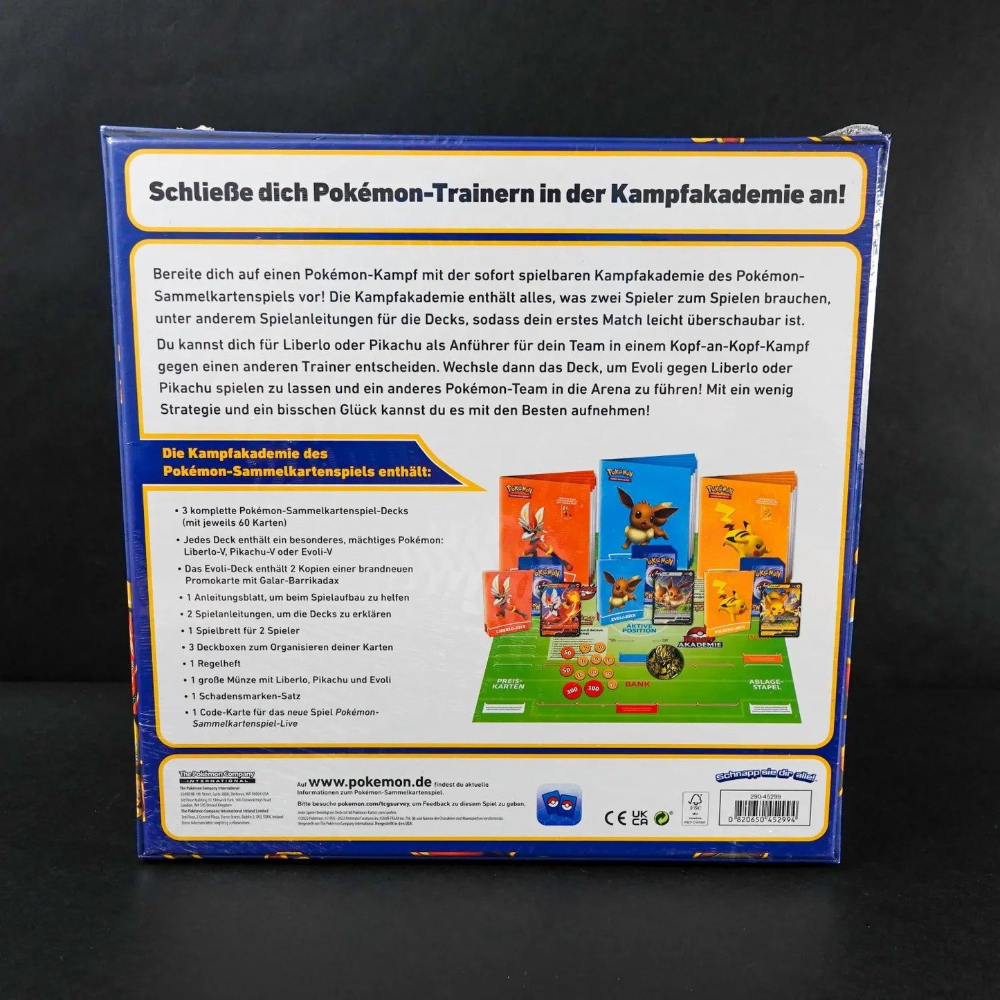Pokémon Sammelkartenspiel - Kampfakademie 2022 - Deutsch