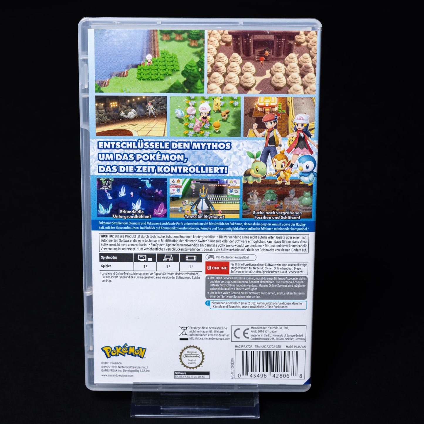 Pokémon Strahlender Diamant - Nintendo Switch Spiel - CiB - Deutsch