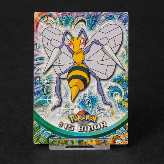 Pokémon topps TCG - TV Animation Edition - #15 Bibor - Deutsch - GD